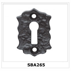 Black Antique Escutcheons SBA265