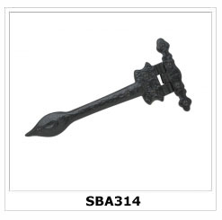 Black Antique Hinges SBA314