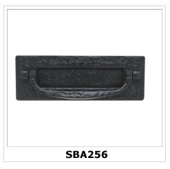 Black Antique Letter Plates SBA256