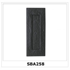 Black Antique Letter Plates SBA258