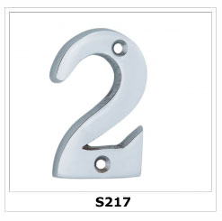 Brass Numerals Letters S217